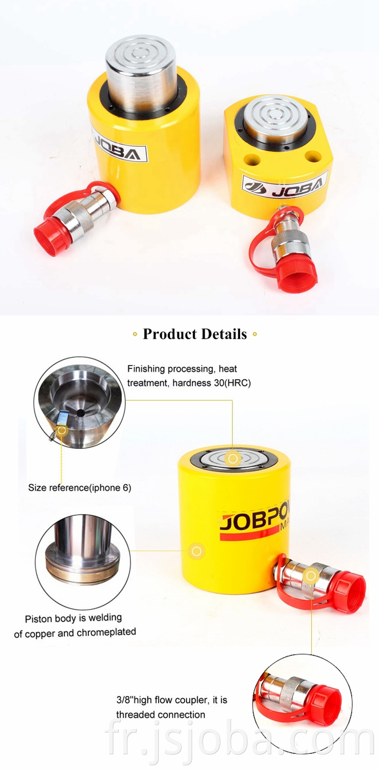 Poids hydrauliques de 30 et 50 tonnes Jacs hydrauliques